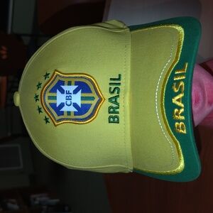Brasil Official Merchandise Embroidered Strapback Hat Cap New